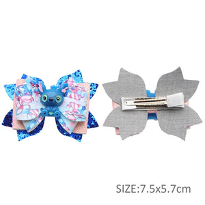 Pre Cut Stitch Resin Faux Leather Bow