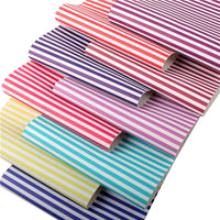 Stripes Faux Leather Full Sheet Pack of 9
