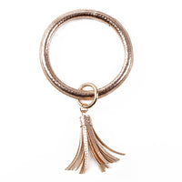 Gold Tassel Key Ring
