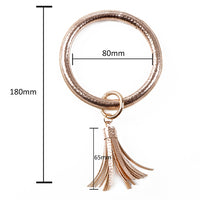 Gold Tassel Key Ring
