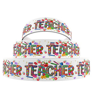 Teacher 7/8" Ribbon