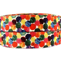 Very Hungry Caterpillar Spots 7/8" Ribbon