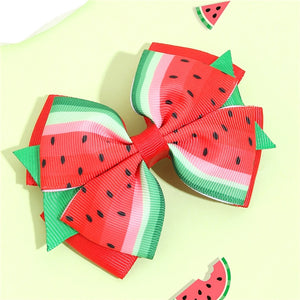 Watermelon Premade Bow