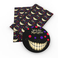 We Are All Mad Here Faux Leather Sheet #11