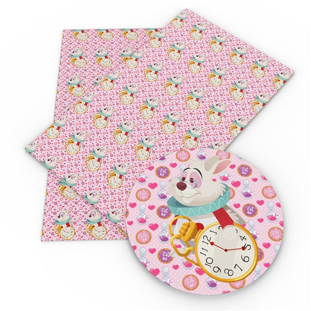 White Rabbit Faux Leather Sheet #3