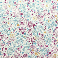Floral Wishes Glitter Faux Leather Sheet

