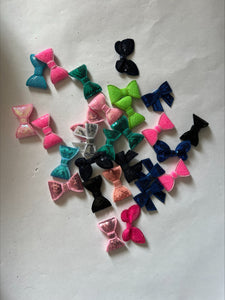 Clearance #36- Sequined Bows x28