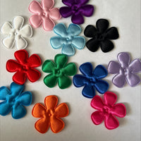 Clearance #50- Satin and Felt Flowers x 174