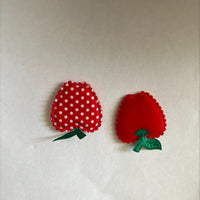 Clearance #49- Felt Spotted Apples x 32