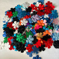 Clearance #50- Satin and Felt Flowers x 174