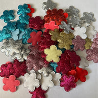 Clearance #58- Glitter Flowers x102