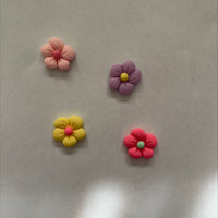 Clearance #89- Pastel Resin Flowers x 60