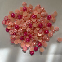 Clearance #74- Pink Pearl Embellishments x 192