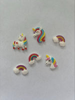 Clearance #81- Glitter Unicorn Resins x106
