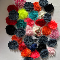 Clearance #33- Chiffon Flowers x37