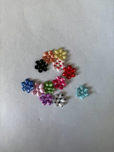 Clearance #61- Mini Spotted Flowers x177