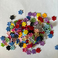 Clearance #61- Mini Spotted Flowers x177