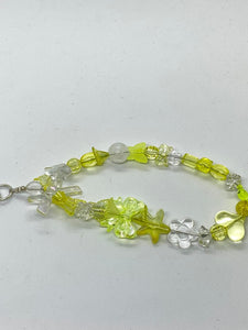 Phone Chain Yellow Crystal #1