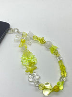 Phone Chain Yellow Crystal #1

