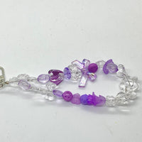 Phone Chain Purple Crystal #2
