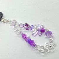 Phone Chain Purple Crystal #2