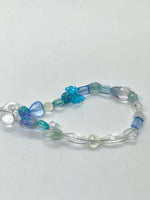 Phone Chain Blue Crystal #4

