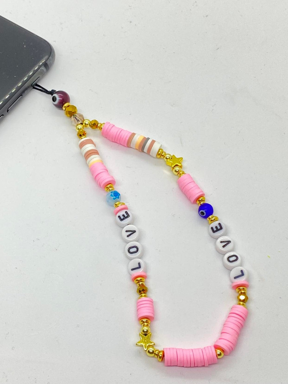 Phone Chain Pink Love #9