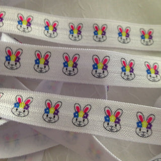 Easter Rabbits on White 5/8