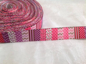 Patches Pink 7/8" Ribbon