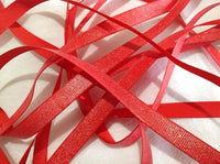 Glitter Red 3/8" Ribbon - 5 Yards
