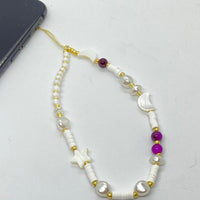 Phone Chain Pearl & Moon #15