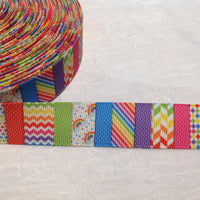 Patches Rainbow Patterns 7/8" Ribbon