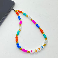 Phone Chain Beaded Love #19