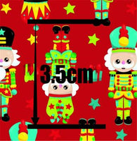 Christmas Nutcracker Faux Leather Sheet
