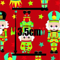 Christmas Nutcracker Faux Leather Sheet