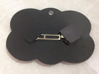 Hair Clip Display Card, Scalloped Edge 100 pack
