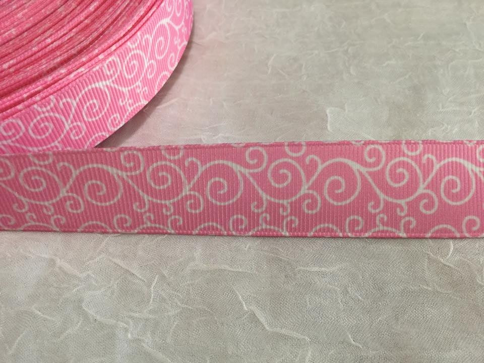 Swirls on Musk Pink 7/8