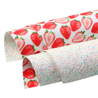 Strawberries with White Chunky Double Sided Sheet