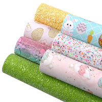 Easter Designs #3 Faux Leather Full Sheet Pack of 7
