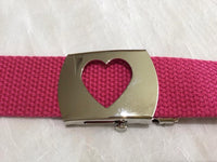 Heart Cut-Out Belt Buckles
