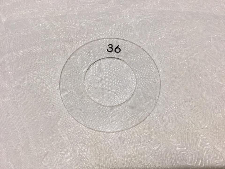 Template for 23mm Self Cover Buttons