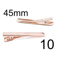 45mm Alligator Clip Rose Gold with Teeth Packs
