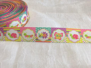 Bright Bug Patches 1" Ribbon