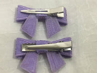 Sequin Bow with Tails 2"
