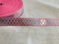 Laser Scale on Pink 1" Ribbon
