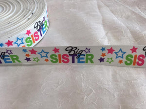 Sister Big Stars 7/8" Ribbon