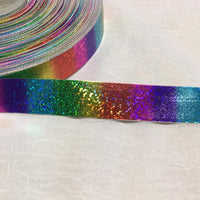 Rainbow Laser 7/8" Ribbon