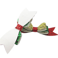 Glitter Trio Christmas Combo Bow
