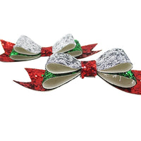 Glitter Trio Christmas Combo Bow
