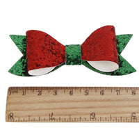 Glitter Duo Christmas Bow
